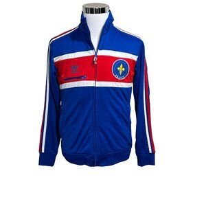 Adidas France Track Jacket 2011 2012 RARE Sweatshirt Tracksuit Blue Red Mens S